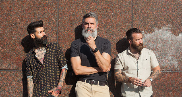 Three beardsmen
