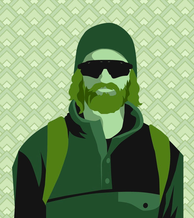 Outdoors beardsman graphic