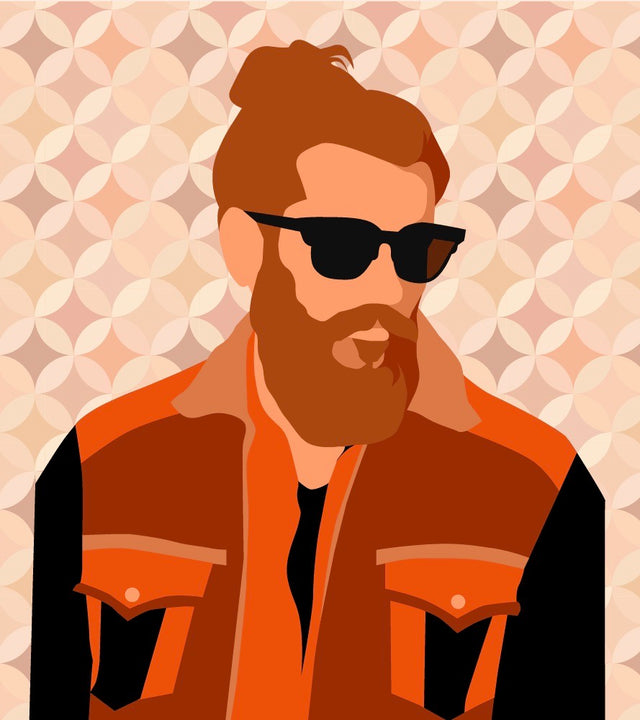 Vintage beardsman